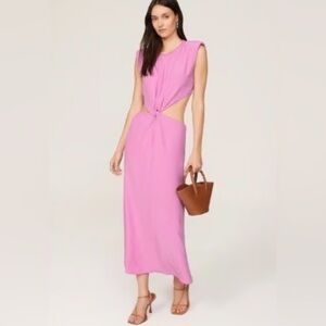 Scotch & Soda Pink Backless Dress